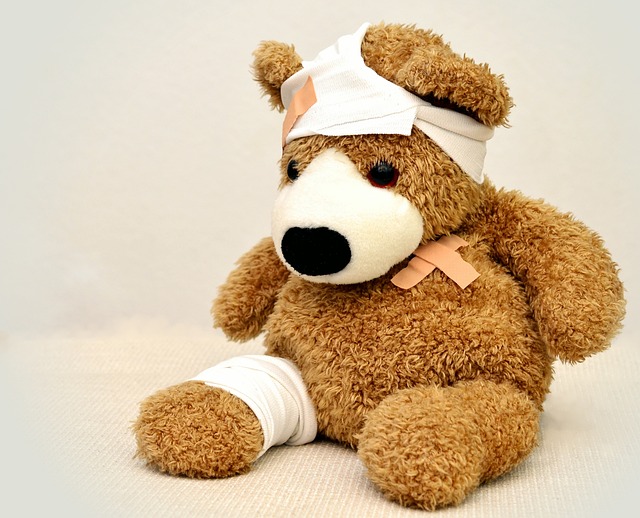 Teddy maci kórház látogatása a Csokonaiba