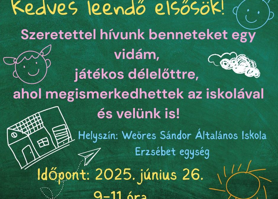 Iskolanyitogató Erzsébet