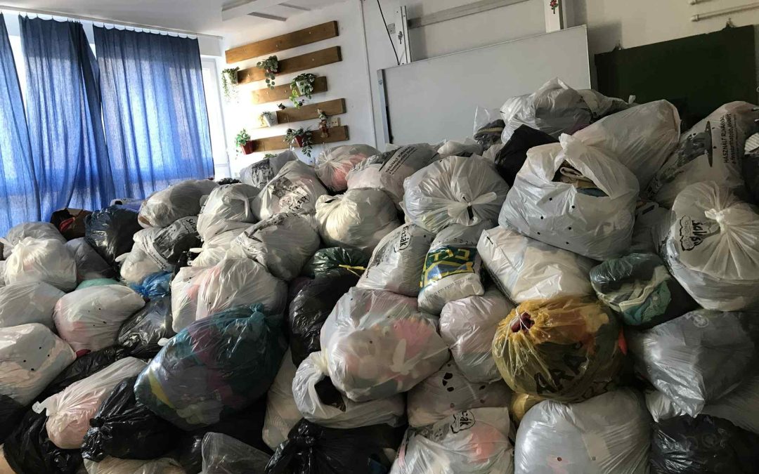 Ruha- és papírgyűjtés 2025-2026 tanév- ősz